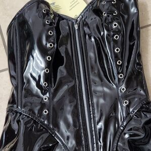 Corset story vinyl overbust corset size 30